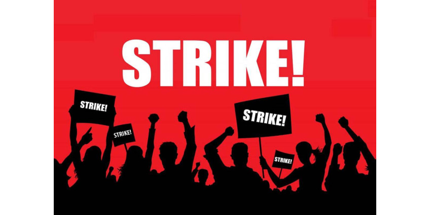 Работники санитарных служб округа Сан-Диего на выходных продолжили забастовку