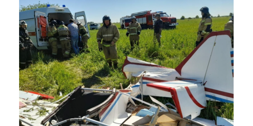 В российском регионе разбился легкомоторный самолет