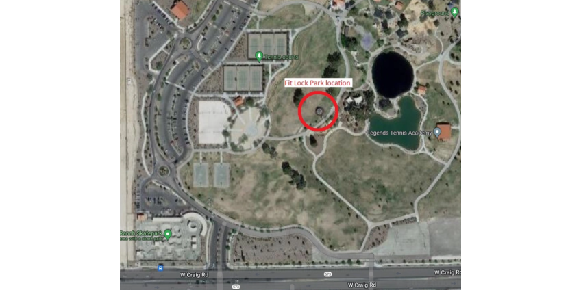 В Северном Лас-Вегасе открыли новую зону для воркаута