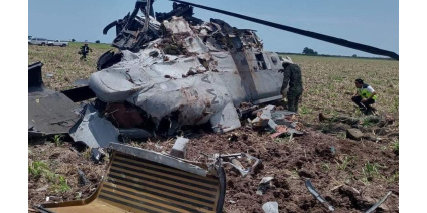 В Мексике при крушении военного вертолета погибли 14 человек