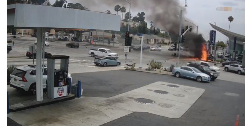Огненная авария в Лос-Анджелесе: четверо погибших, включая беременную женщину и младенца