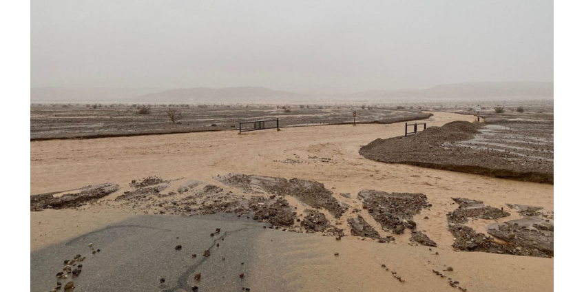 Самое засушливое место в США закрыли из-за масштабного наводнения