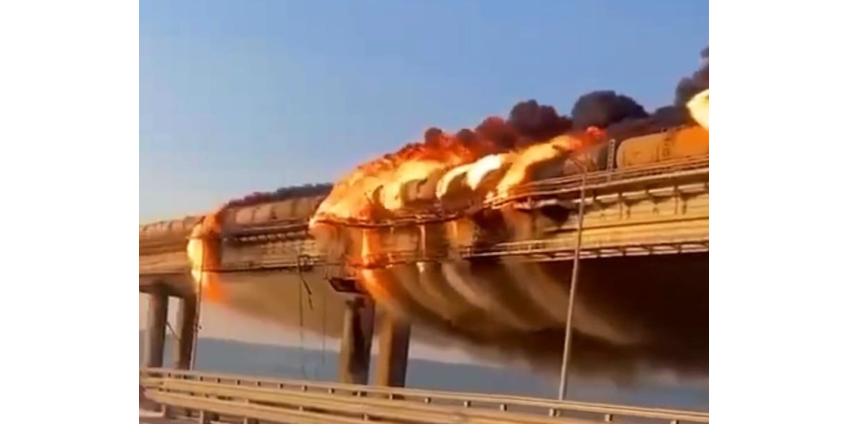 Раскрыты подробности пожара на Крымском мосту