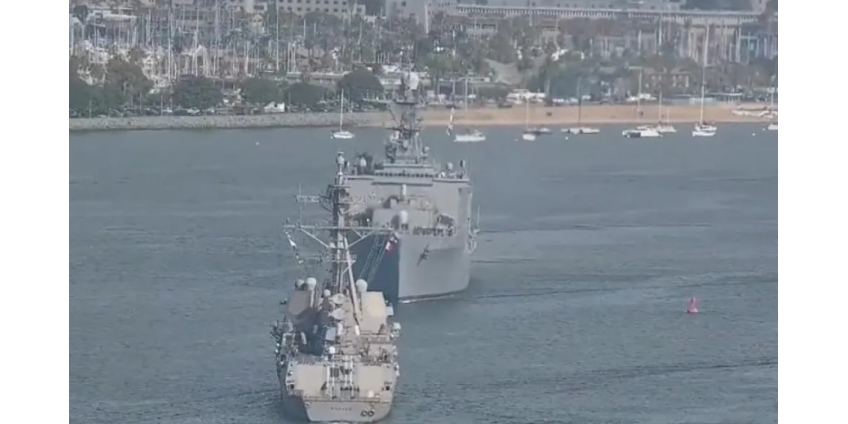 В заливе Сан-Диего едва не столкнулись военные корабли