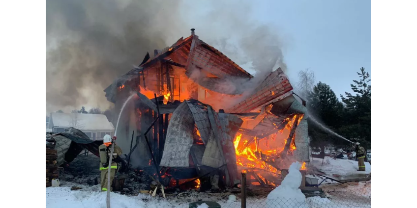 В российском регионе при пожаре в частном доме погибли трое детей