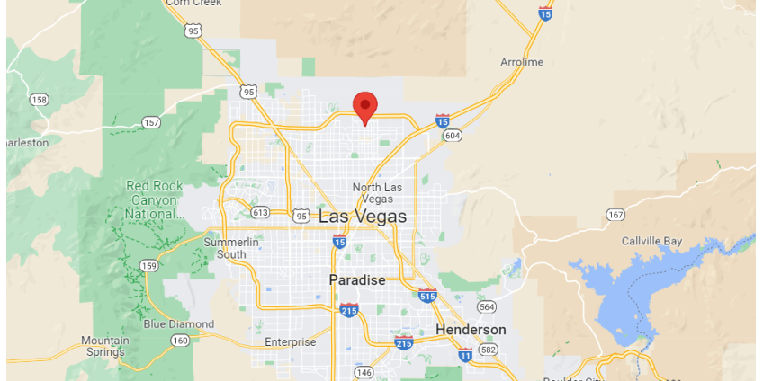 В строящемся многоквартирном доме в Северном Лас-Вегасе произошел пожар