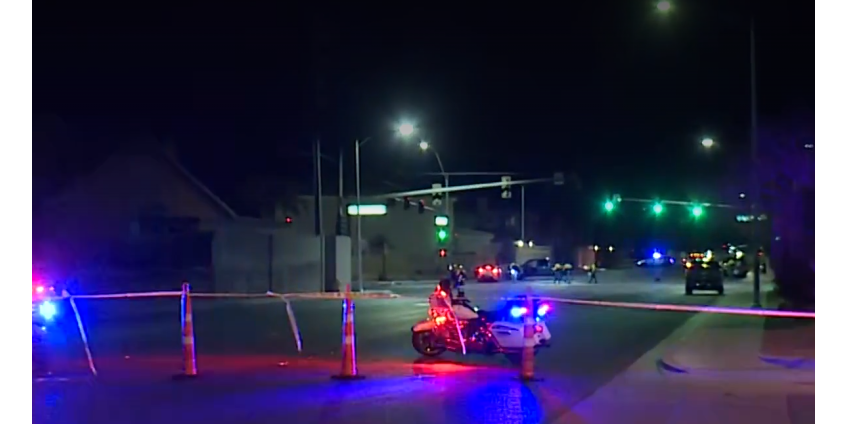В результате аварии 2 человека получили ранения на северо-западе Лас-Вегаса