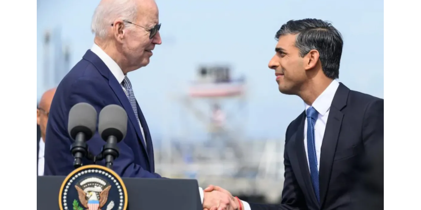 Названа дата встречи Сунака и Байдена в Северной Ирландии