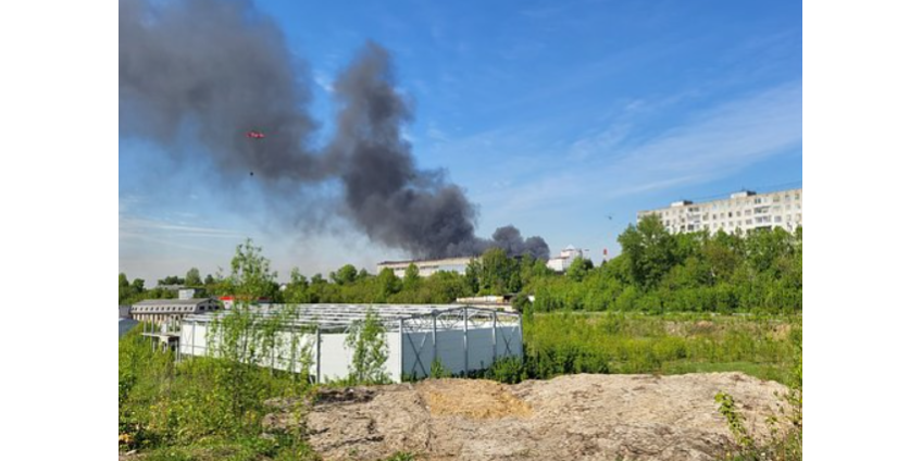 Очевидцы рассказали о мощном пожаре в Подмосковье