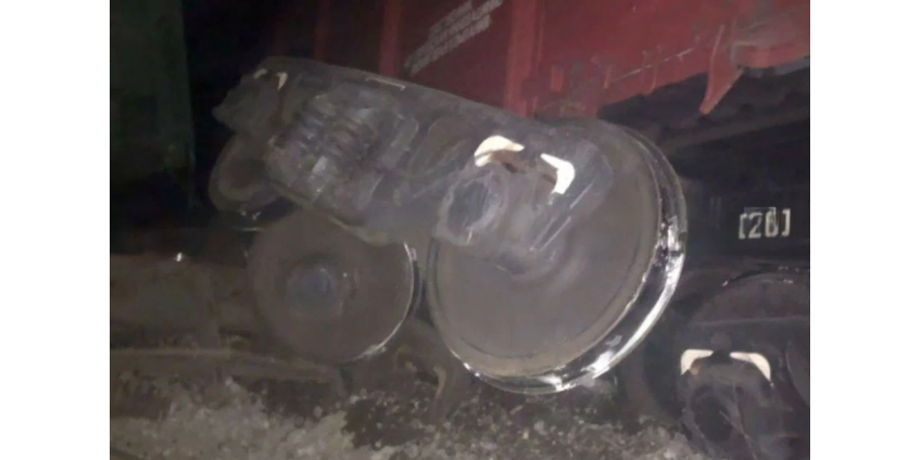 Под Белгородом 15 грузовых вагонов сошли с рельсов