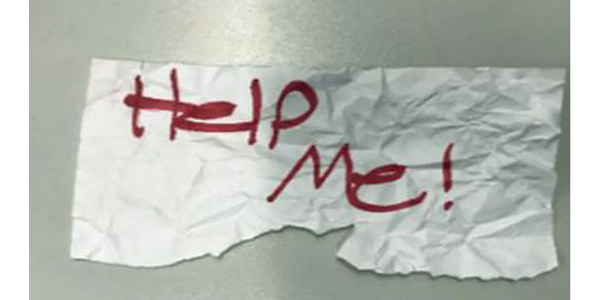 Похищенная 13-летняя девочка в округе Лос-Анджелес сумела спастись благодаря записке «Помогите мне»