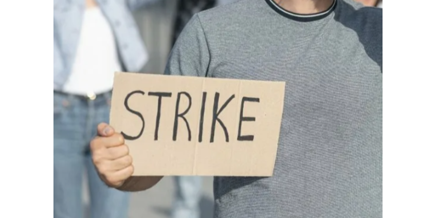 Голливудские забастовщики требуют пособия по безработице