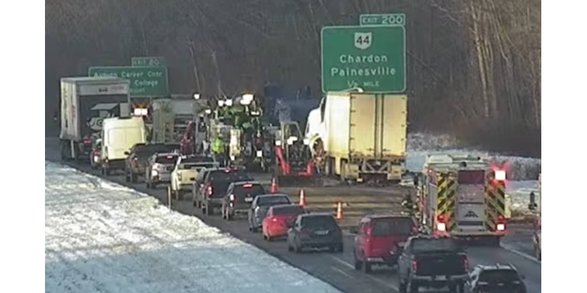Трасса в Огайо покрылась шоколадом и карамелью