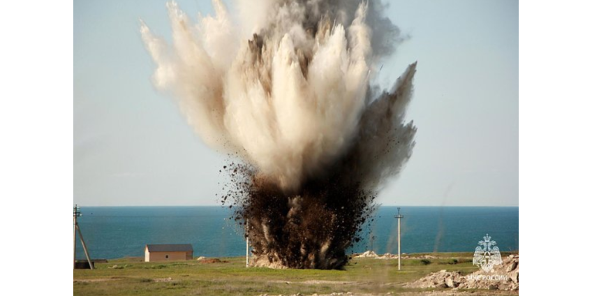 В российском регионе взорвали 100-килограммовую бомбу времен Великой Отечественной войны