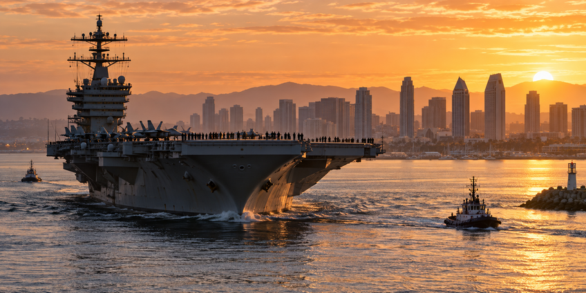 Конгрессвумен Сара Джейкобс проверила условия на USS Abraham Lincoln