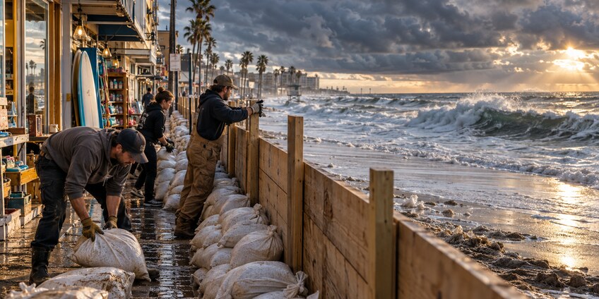 Mission Beach готовится к сильному Эль-Ниньо