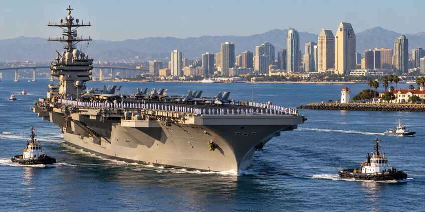 Глава Пентагона прибыл в Сан-Диего перед возвращением USS Abraham Lincoln