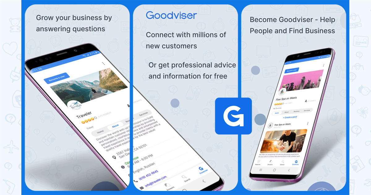Become a Goodviser and connect with millions of new customers